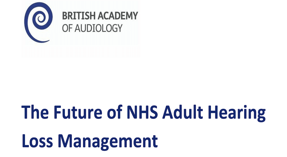 NHS hearing care,NHS audiology,british academy of audiology